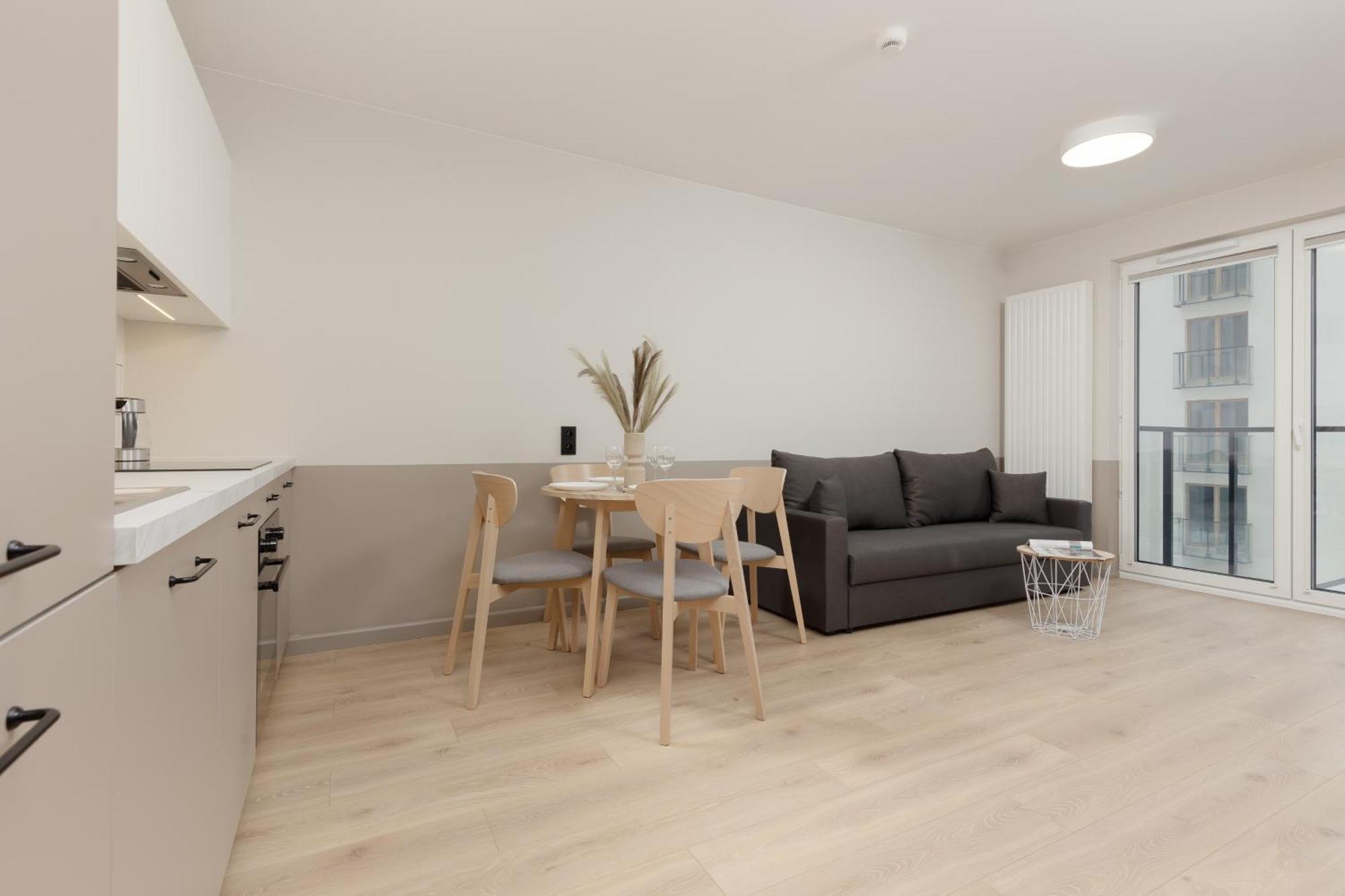 Aparthotel Mokotow Business Center By Noclegi Renters วอร์ซอ ภายนอก รูปภาพ